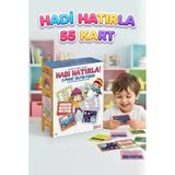 Hadi Hatırla! 55 Kart Eğlenceli Eğitici Hafıza Ve Zeka Oyunu - Okul Öncesi Odaklanma Oyunu
