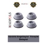 HadPols #TitreşimÖnleyici Çamaşır Makinesi Ayağı Ses Kesici Kaydırmaz Sabitleyici 4 Cm Yükseltici Altlık