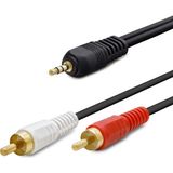 Hadron Aux Kablo 2rca 3.5mm Jack 1.5mt Hadron HN-4022