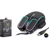 Hadron Bomber G350 Oyuncu Mouse Kablolu 6400 Dpı Rgb 1.5m - Siyah