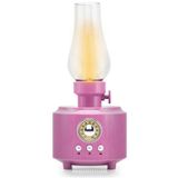 Hadron C210 100-100 200 mm Pembe Nostalji Gaz Lambası Bluetooth Speaker