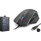 Hadron Destroyer G340 Rgb 6 Buttons Usb 6400 Dpı Kablolu Oyuncu Mouse (1,40Cm Kablo Uzunluğu)