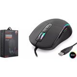 Hadron Destroyer G340 Rgb 6 Buttons Usb 6400 Dpı Oyuncu Mouse (1,40cm Kablo Uzunluğu) - Siyah
