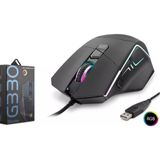 Hadron G330 Shooter 8 Buttons Rgb 6400 Dpı USB Oyuncu Mouse (1,50CM Kablo Uzunluğu) - Renkli