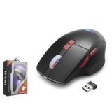 Hadron G390 1600dpi RGB Ledli 2.4GHz Type-C Şarjlı Kablosuz Oyuncu Mouse - Siyah