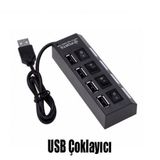 Hadron HD102 4 Port Anahtarlı USB Çoklayıcı