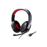 Hadron HD1171 Gaming Mikrofonlu Oyuncu Kulaklığı USB PS4 ve PC Uyumlu - Siyah Kırmızı - 1 ADET