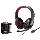 HADRON HD1171 USB Over-Ear Mikrofonlu Gaming Kulaklık PS4 Uyumlu Siyah Kırmızı
