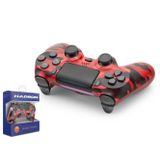 HADRON HD324AC PS4 Uyumlu Kablosuz GamePad Oyun Kolu - Kırmızı Kamuflaj