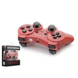 HADRON HD325K PS3 Uyumlu Kablosuz Bluetooth GamePad Oyun Kolu DoubleShock III - Kırmızı