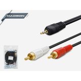 Hadron Hd4408 5 1 Ses Sistemi Pc Bağlantı Kablosu Aux 2Rca Kablo