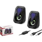 Hadron HD6054 1.1 Ledli Siyah Bilgisayar Speaker
