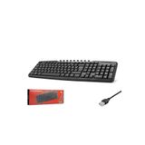 HADRON Hd803 Kablolu Multimedia Klavye Q Siyah