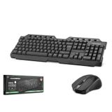 Hadron Hd842 Türkçe-Q Multimedia 1600Dpi 2.4Ghz Usb Kablosuz Klavye Mouse Set - Siyah