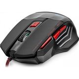 Hadron HDG30 3600DPI Ledli 1.44 mt USB Kablolu Siyah-Kırmızı Oyuncu Mouse