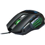 Hadron HDG30 USB Ledli Kablolu 7d Oyuncu Mouse 600/3600 Dpı - Siyah - Yeşil
