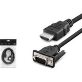 Hadron HDMI to VGA Kablo 1.8 Metre Tak ve Çalıştır Özelliği ile Kolay Kullanım
