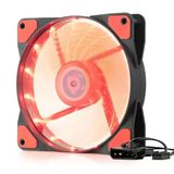 HADRON HDX-1520 Kasa Fanı LED 12 cm - Siyah