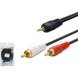 Hadron HDX1024(4022A) Aux To 2rca Kablo 1.5 mt Sarı Uç