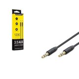HADRON HDX1039S(4308S) AUX KABLO 1.2MT SİYAH