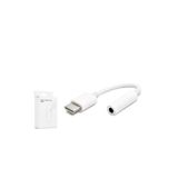 HADRON HDX1040 Type-C 3.5 mm Ses Kablosu Beyaz