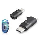 Hadron Hdx1085 Type-C Lightning Kulaklık Mikrofon Ses Adaptörü Siyah (Kdo)