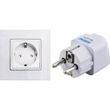 Hadron HDX1251 Amerikan Priz Dönüştürücü Şarj Aleti - Beyaz