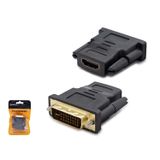 Hadron HDX1260 DVI (E) 24+5 - HDMI (D) Dönüştürücü Adaptör - Siyah