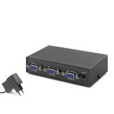 Hadron HDX1277 Vga Splitter 200Mhz 1*In 2*Out Siyah