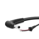 HADRON HDX1319 Laptop DC Jack Kablosu 3.5x1.35 mm L Tip 1.2 m - Siyah