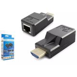Hadron HDX1375 60MT HDMI Extender Siyah Mini (Type-C Port) (Kdo)