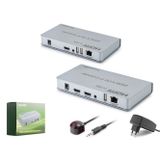 HADRON HDX1424 HDMI KVM IP Extender H.264 200 m USB IR Loop Out Gri