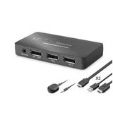 Hadron Hdx1426 Displayport Kvm Switch 2 Console Usb Port 2 Displayport Siyah (Kdo)