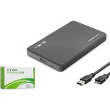 Hadron HDX1752S 2.5 Inç Sata Hdd-Ssd Harici Disk Kutusu USB 3.0 Micro-B - Siyah (Kdo)