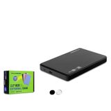 Hadron Hdx1757 Hdd Kutu Usb2.0 Plastik Sata 2.5" Siyah - Beyaz (Boş Kutu)