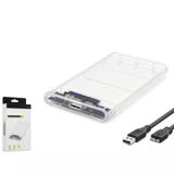 Hadron Hdx1760 Hdd Kutu Usb3.0 Plastik Sata 2.5" Transparent