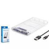 Hadron Hdx1766 Hdd Kutu Type-C3.1 + Usb3.0 2.5" Transparent