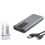 Hadron Hdx1781 Ssd Kutu Type-C3.1 + Usb3.0 Ngff Alimünyum + Plastik M2 Chıp Rtl9201r Rgb Gr (Kdo)