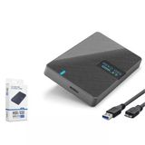 Hadron HDX1793 2.5 Inç Sata Hdd-Ssd Harici Disk Kutusu USB 3.0 Type-C - Siyah (Kdo)
