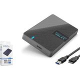 Hadron Hdx1793 2.5 İnç Sata Hdd-ssd Harici Disk Kutusu Usb 3.0 Type-c - Siyah