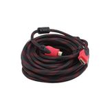 Hadron HDX2011 HDMI Kablo Örgülü 20M Siyah