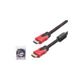 HADRON HDX2012 HDMI Kablo 1.5 m - Siyah Kırmızı
