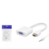 HADRON Hdx2019 Hdmi To Vga F Çevirici 1080P + Audio Beyaz 250.20.10.0121