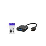 HADRON HDX2020 HDMI to VGA Dişi Görüntü Dönüştürücü 1080p - Siyah