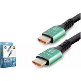 Hadron HDX2045 HDMI Kablo Pvc 8k 60HZ 2.1V Optıc Od8.0 3m Siyah