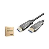 Hadron HDX2059 50M Fiber HDMI Kablo 4K 60Hz Siyah