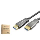 HADRON HDX2062 Fiber Optik HDMI 2.0 Kablo 8K UHD 60 Hz 20 m - Siyah