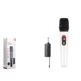 HADRON HDX2790B Kablosuz UHF El Mikrofonu 6.35 mm - Beyaz