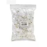 Hadron Hdx5062 Cat5 Konnektör Ez Rj45 Delikli 100Lü Paket Şeffaf (Kdo)