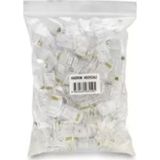 Hadron Hdx5062 Cat5 Konnektör Ez Rj45 Delikli 100Lü Paket Şeffaf